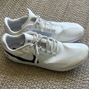 Nike White and Black Running Shoes